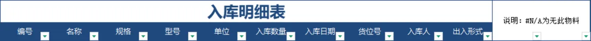 库存管理系统Excel表格 含库房分区物料编码出入库库存明细登记功能 - 第6页