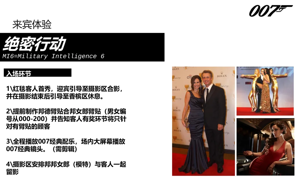 酒吧007邦德归来主题营销活动策划PPT模板 - 第9页
