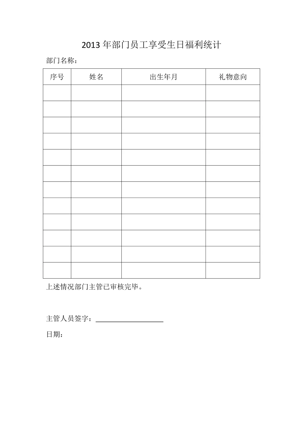 企业员工生日福利方案Word文档 公司员工关怀福利活动策划参考模板 - 第3页