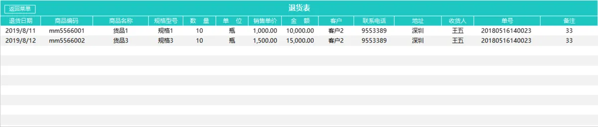 进销存管理系统Excel表格 含商品出入库登记库存查询财务汇总功能 - 第15页