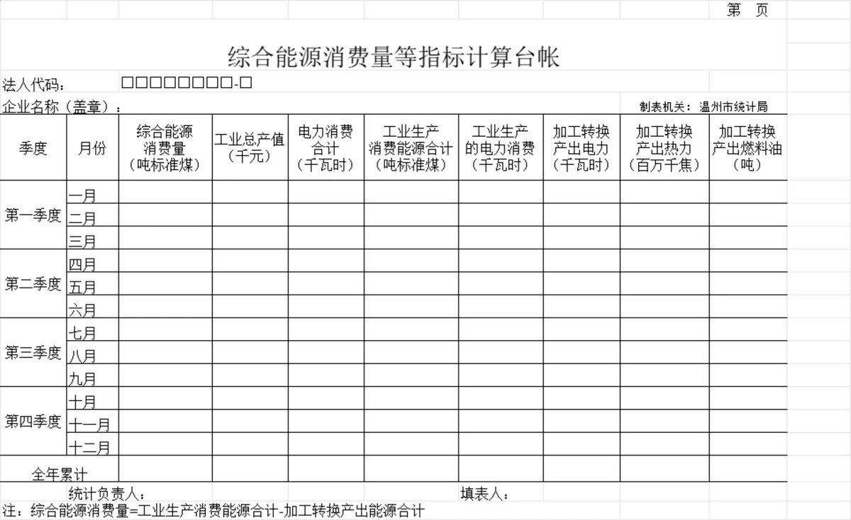 工业总产值销售产值计算台账及工业产品生产销售库存统计Excel表格 - 第5页