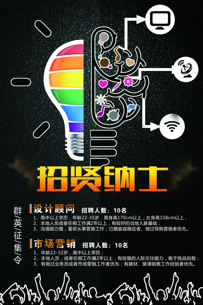 创意科技大脑灯泡主题高清背景PSD设计素材 - 封面预览