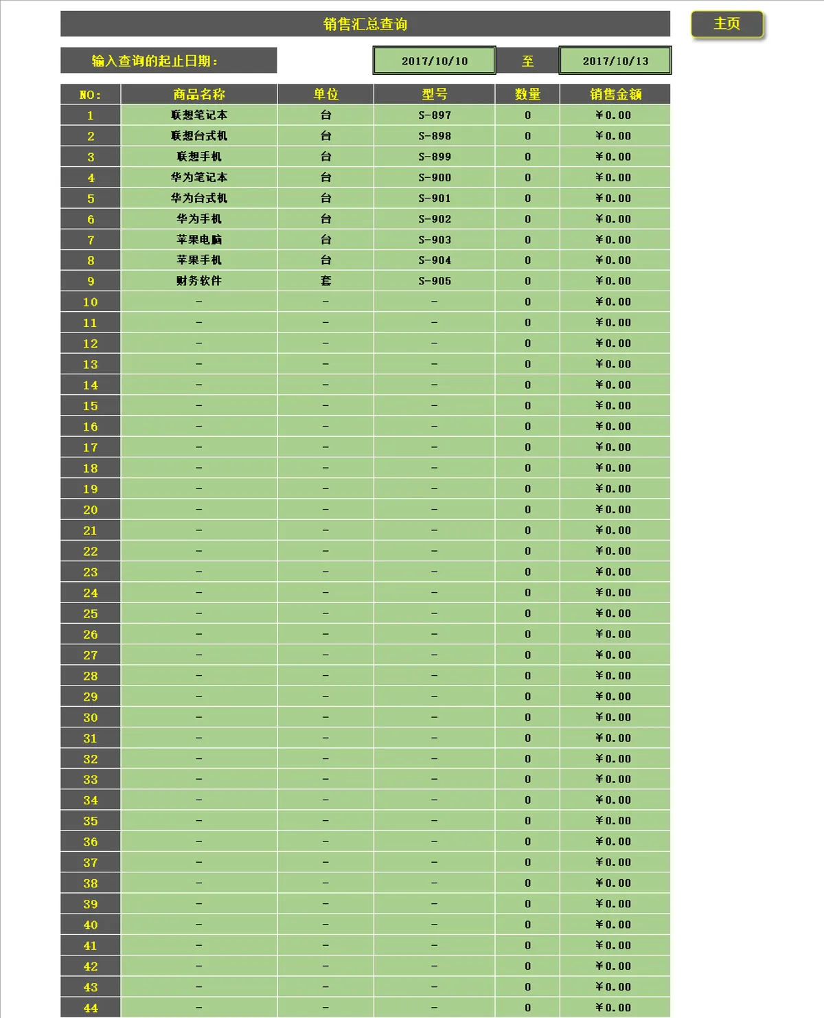 进销存管理系统Excel表格 含采购销售库存账款统计与应收客户明细管理 - 第13页