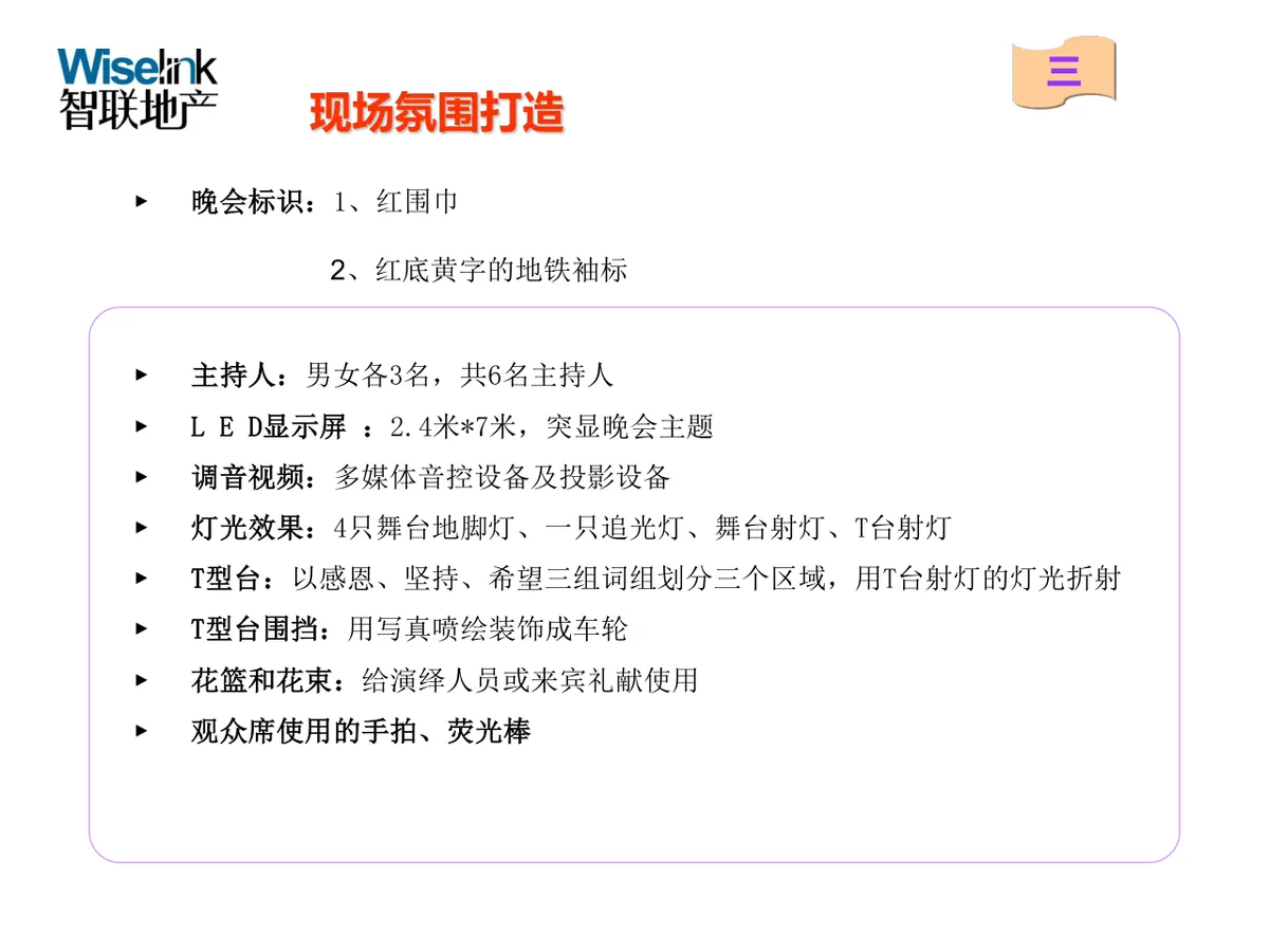 智联地产佰悦贸易新春晚会策划方案PPT模板 - 第5页