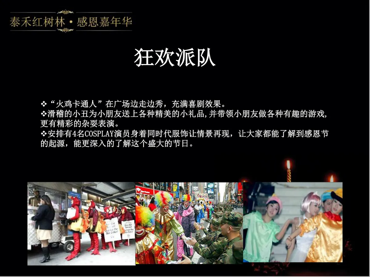 泰禾红树林感恩嘉年华活动策划方案PPT模板 - 第12页