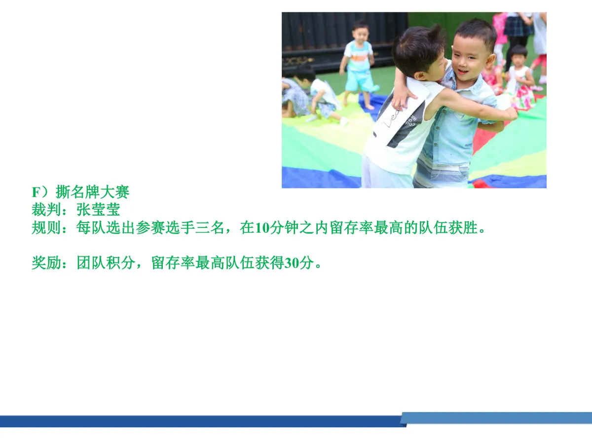 蓝色经济大家庭让心亲密接触自然团建活动策划PPT模板 - 第15页