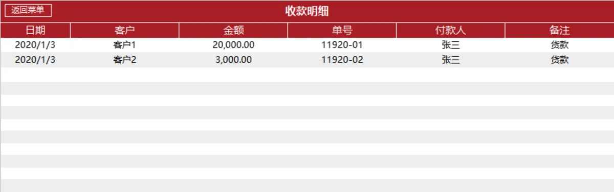 国风红企业进销存管理系统Excel表格 含出入库财务统计查询功能 - 第9页