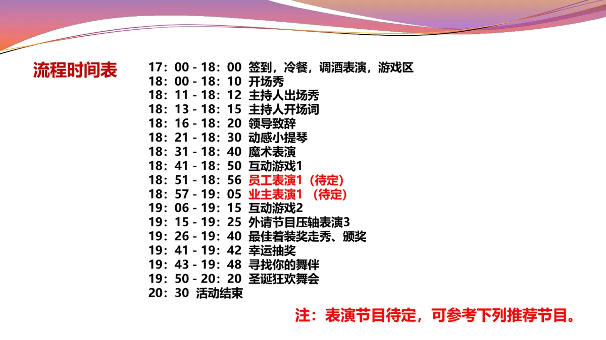 苏州马哥孛罗酒店圣诞假面狂欢舞会活动策划方案PPT模板 - 第19页