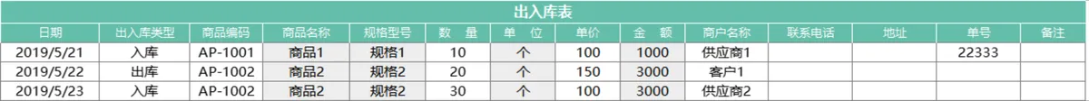 进销存管理系统Excel表格 含商品出入库库存统计查询功能 - 第5页