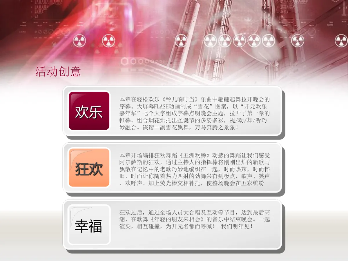 欢乐嘉年华开元名都酒店圣诞晚会提案PPT模板 - 第7页