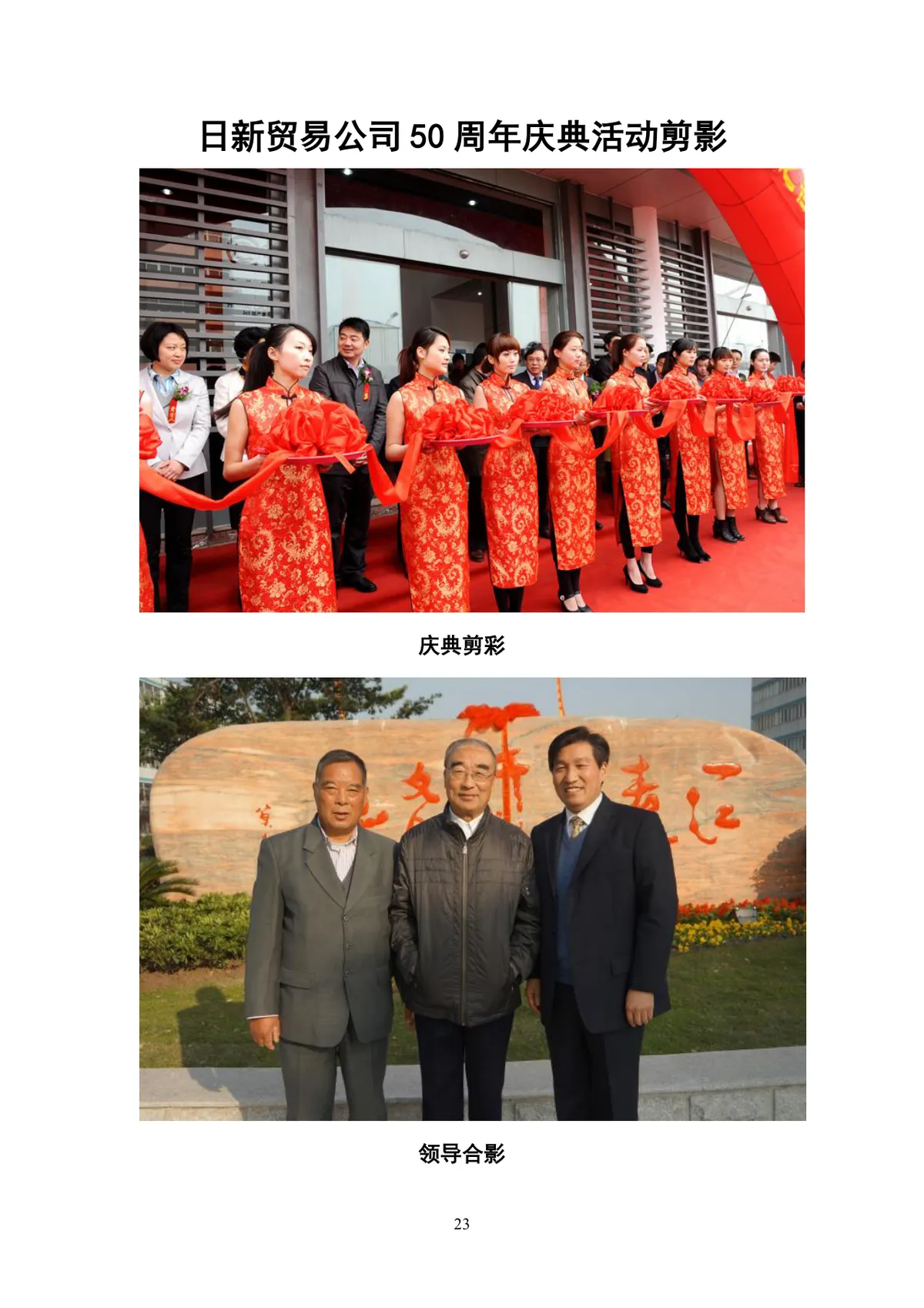 日新贸易公司50周年庆典活动策划书Word文档模板 - 第23页