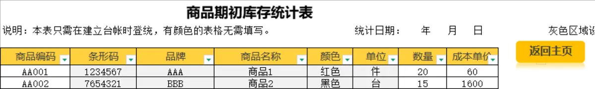 进销存统计系统Excel表格 含商品信息出入库登记毛利业绩分析功能 - 第3页
