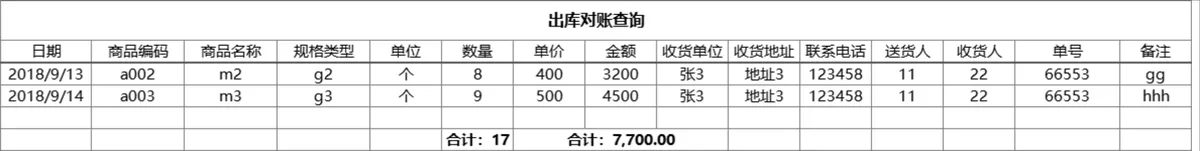 智能查询对账进销存管理系统Excel表格 - 第12页