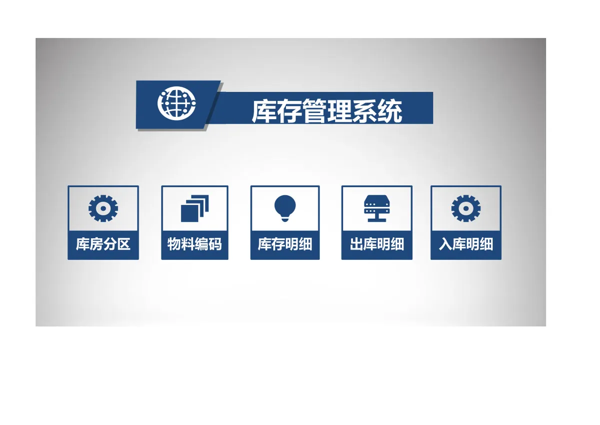 库存管理系统Excel表格 含库房分区物料编码出入库库存明细登记功能 - 第1页