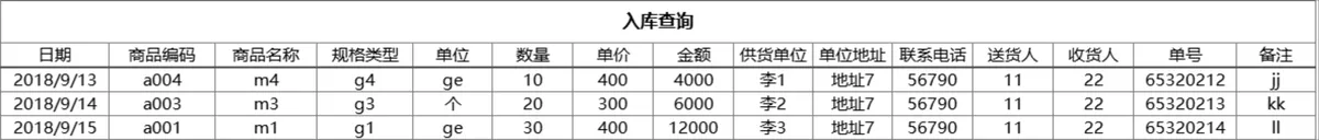 智能查询对账进销存管理系统Excel表格 - 第8页