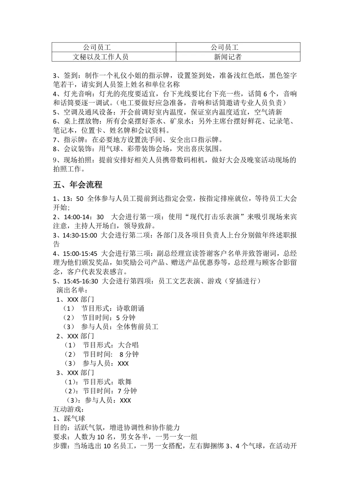 IT公司年度年会策划书完整方案Word文档 - 第2页