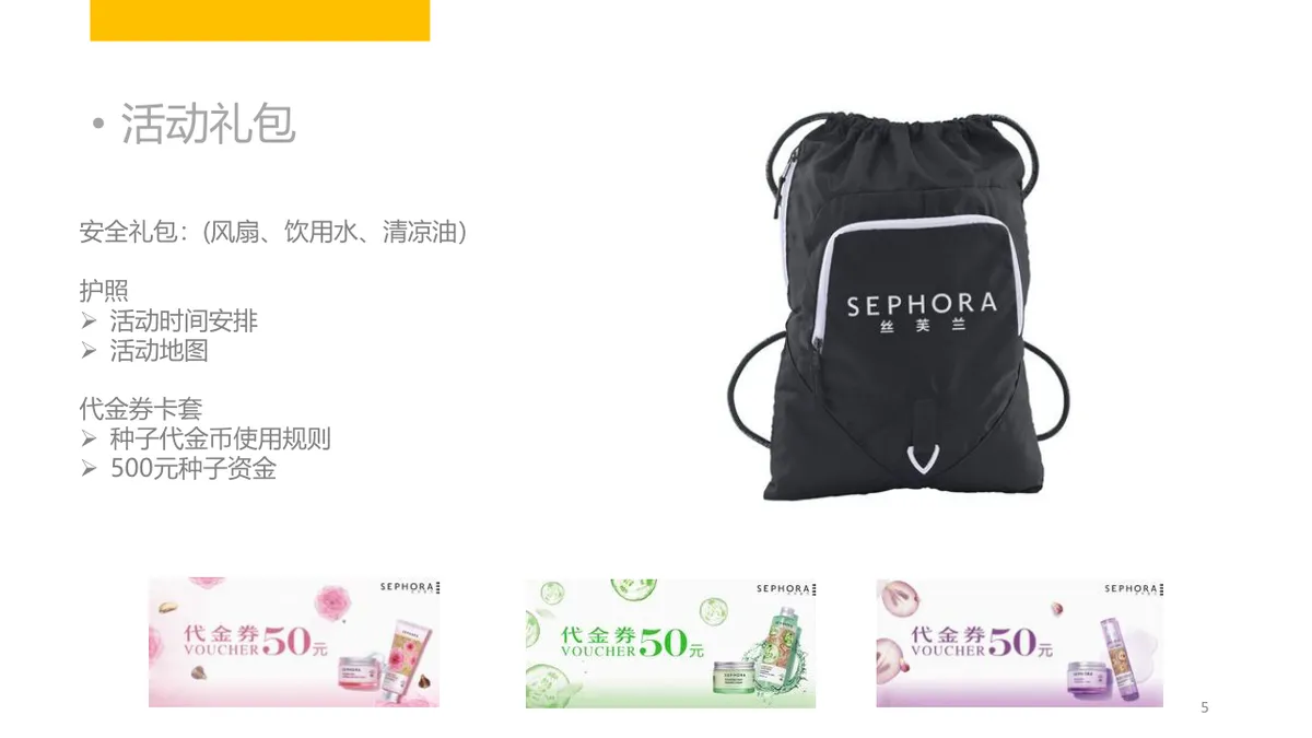 丝芙兰仲夏美力家庭日活动策划方案PPT模板 - 第5页