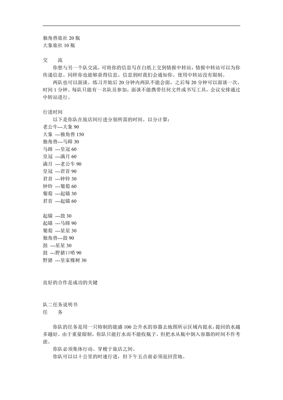 企业培训团队建设领导力拓展训练游戏方案Word文档 - 第7页