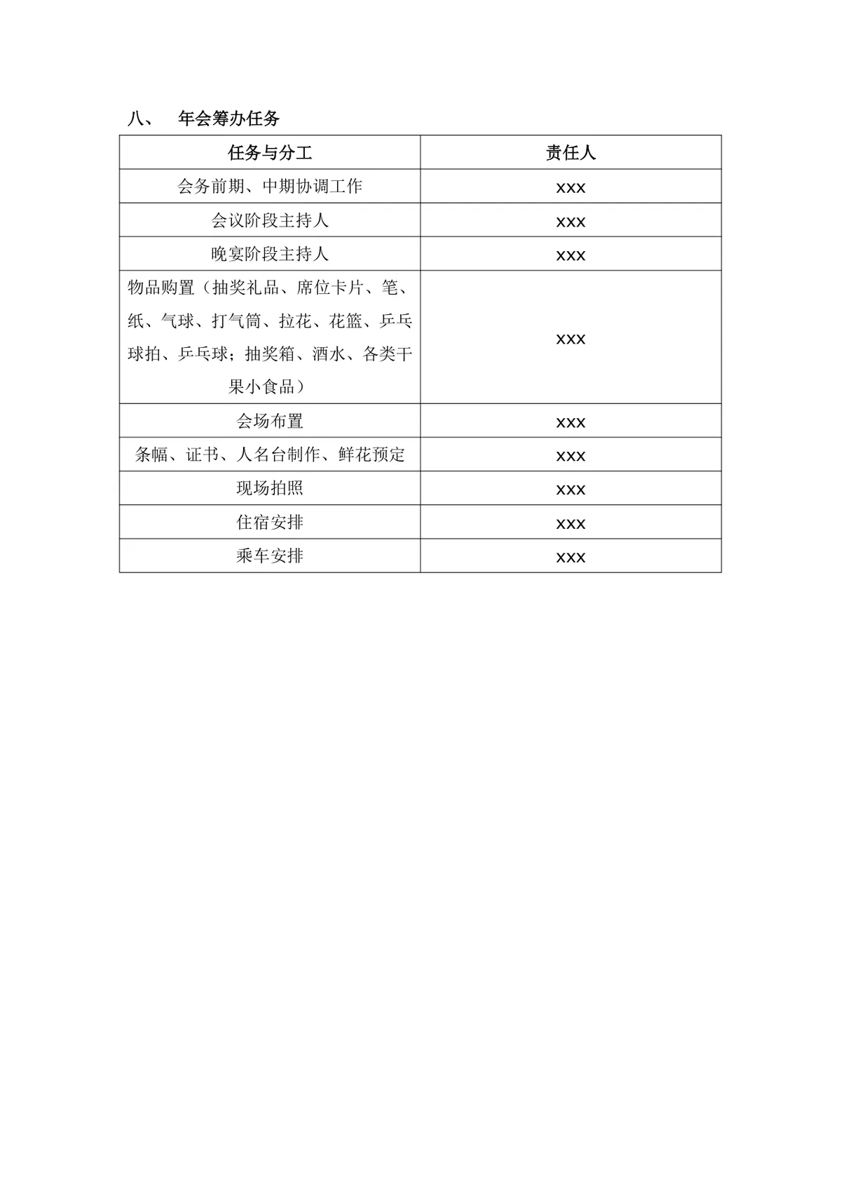 公司年度年终表彰大会年会策划方案Word文档模板 - 第3页