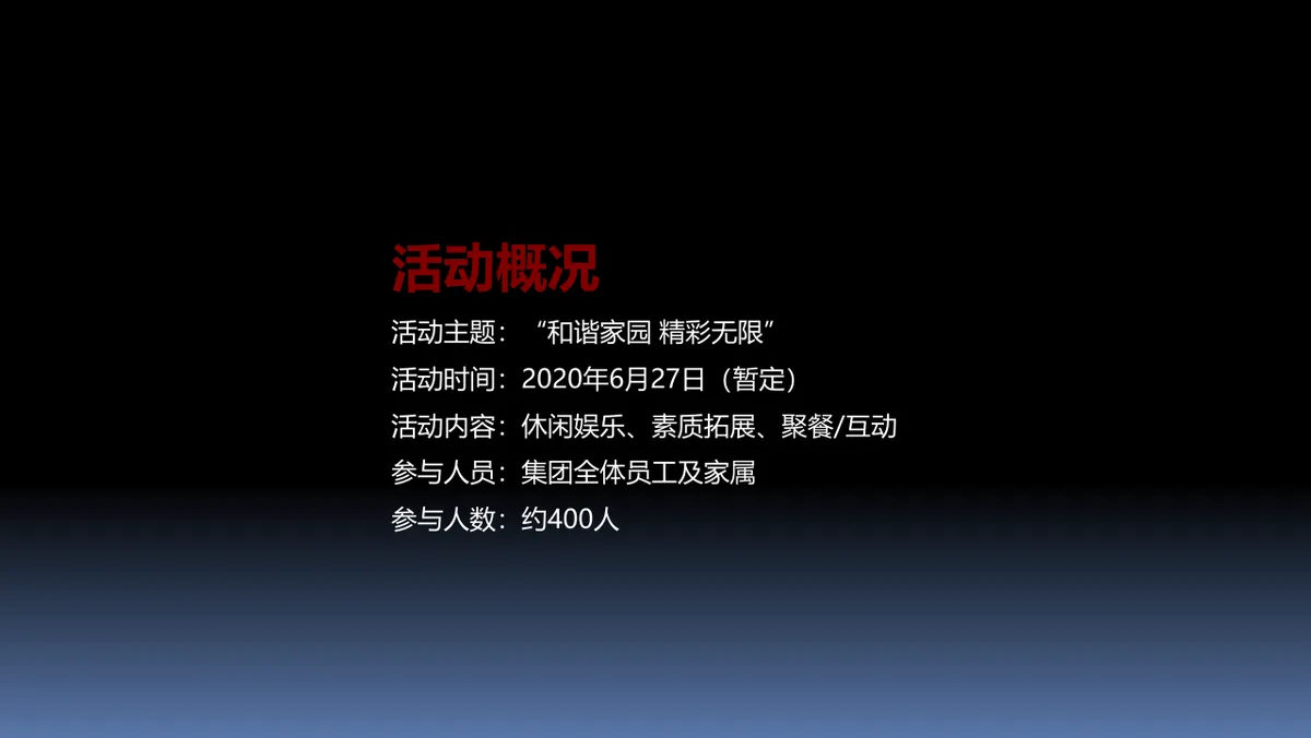 和谐家园精彩无限绿地集团全体员工出游活动方案PPT模板 - 第4页