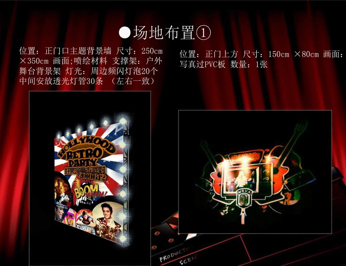 好莱坞复古明星派对活动策划方案PPT模板 - 第7页