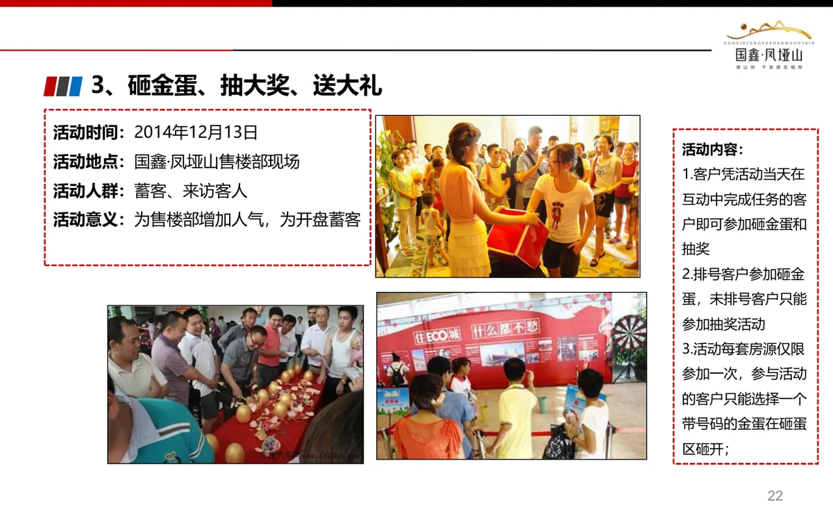 国鑫凤垭山文旅项目客户拓展营销活动方案PPT模板 - 第22页