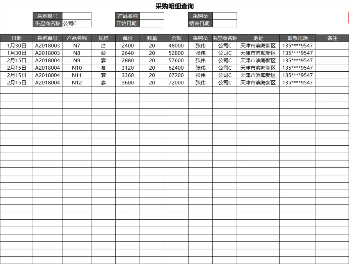 进销存及应收账款管理系统Excel表格 含账龄分析销售图表功能 - 第3页
