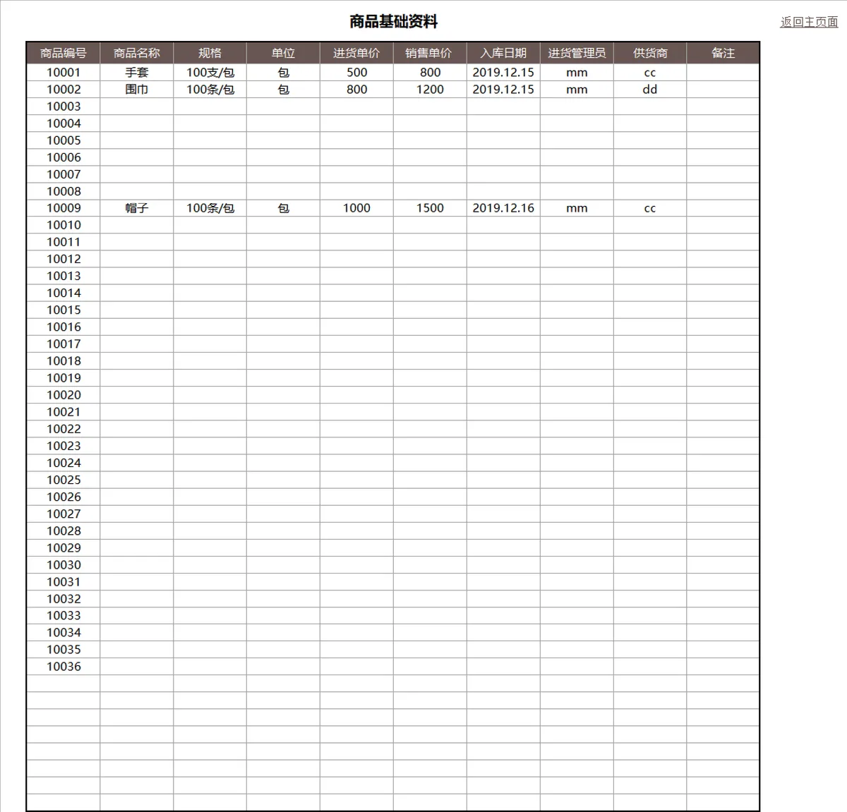 全自动进销存管理Excel表格 含入库出库登记库存盘点查询等功能 - 第5页