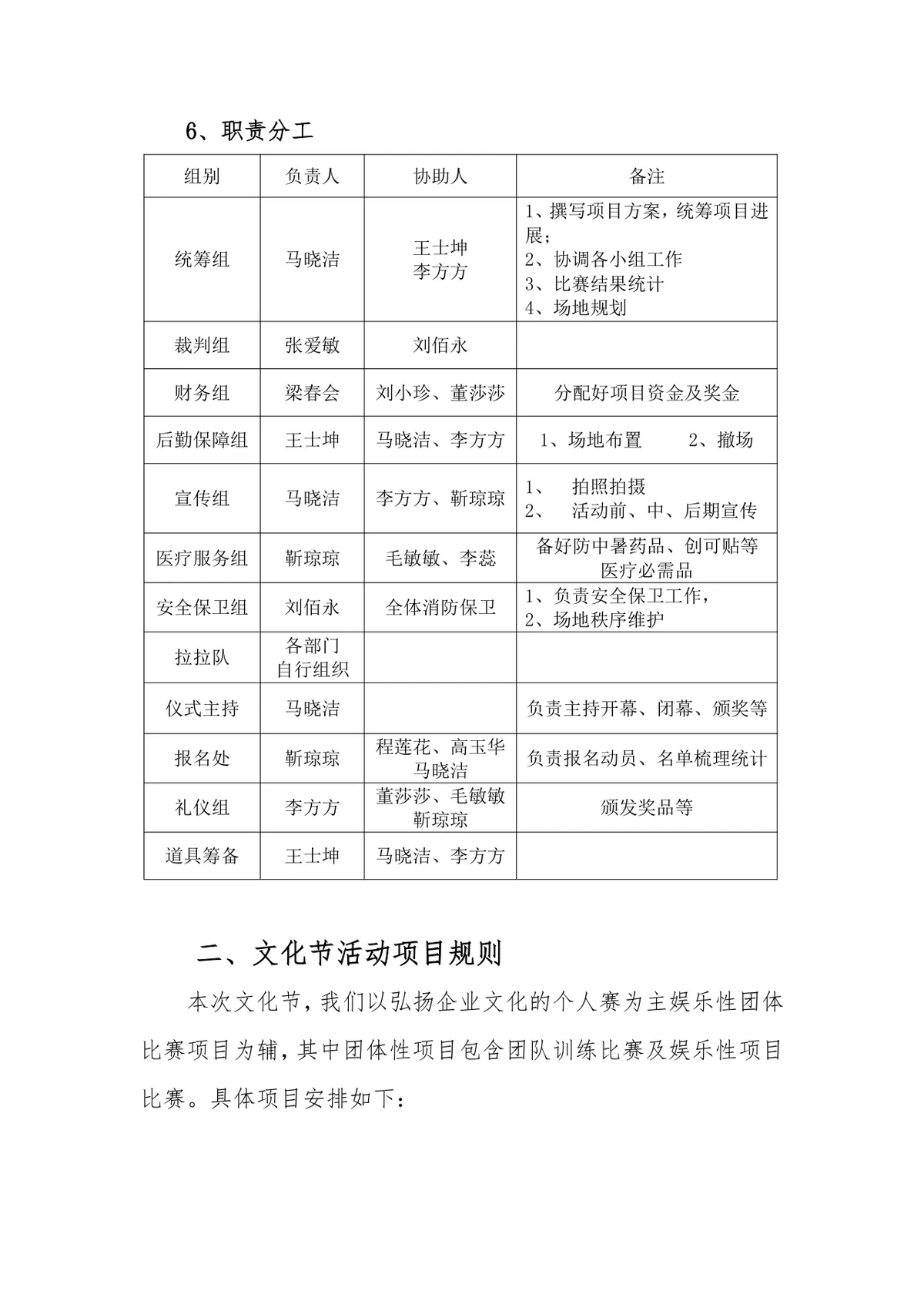 河南永安纺织有限公司第二届企业文化节完整活动方案Word文档 - 第3页