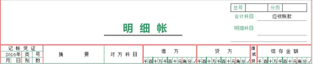 应收账款明细分类财务管理Excel表格 - 封面预览
