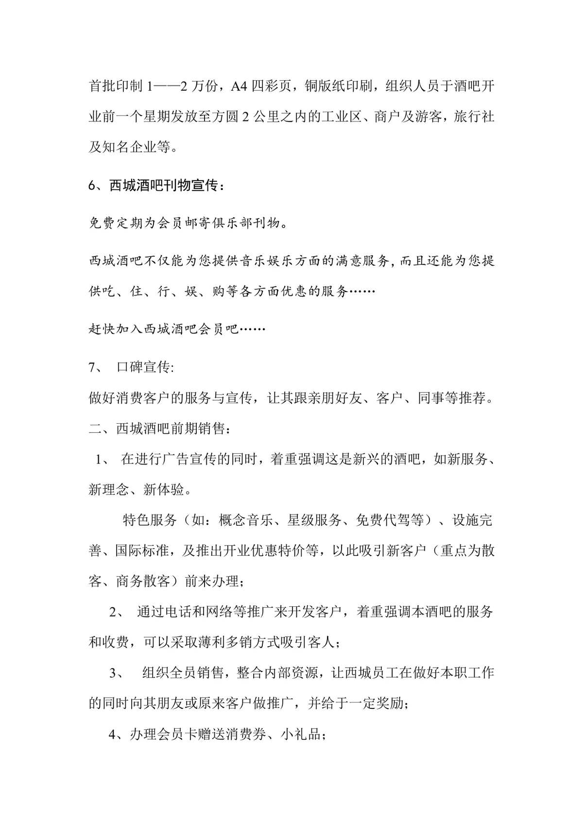 西城酒吧开业派对活动策划及营销实施方案Word文档 - 第3页