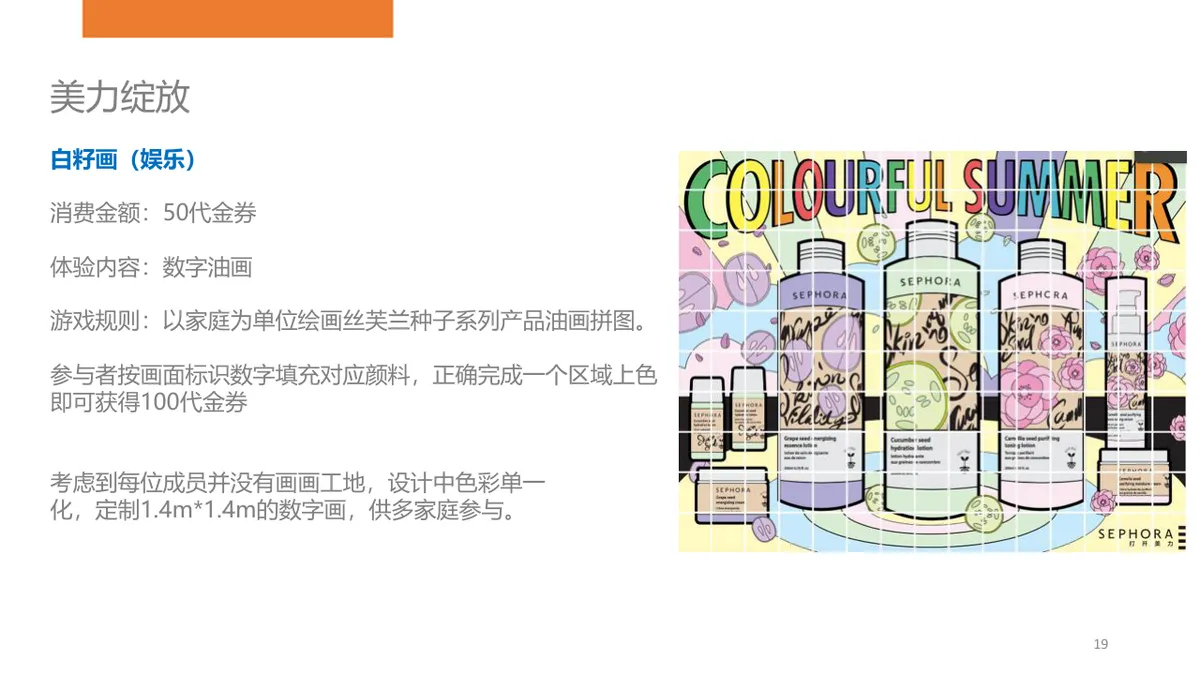 丝芙兰仲夏美力家庭日活动策划方案PPT模板 - 第19页
