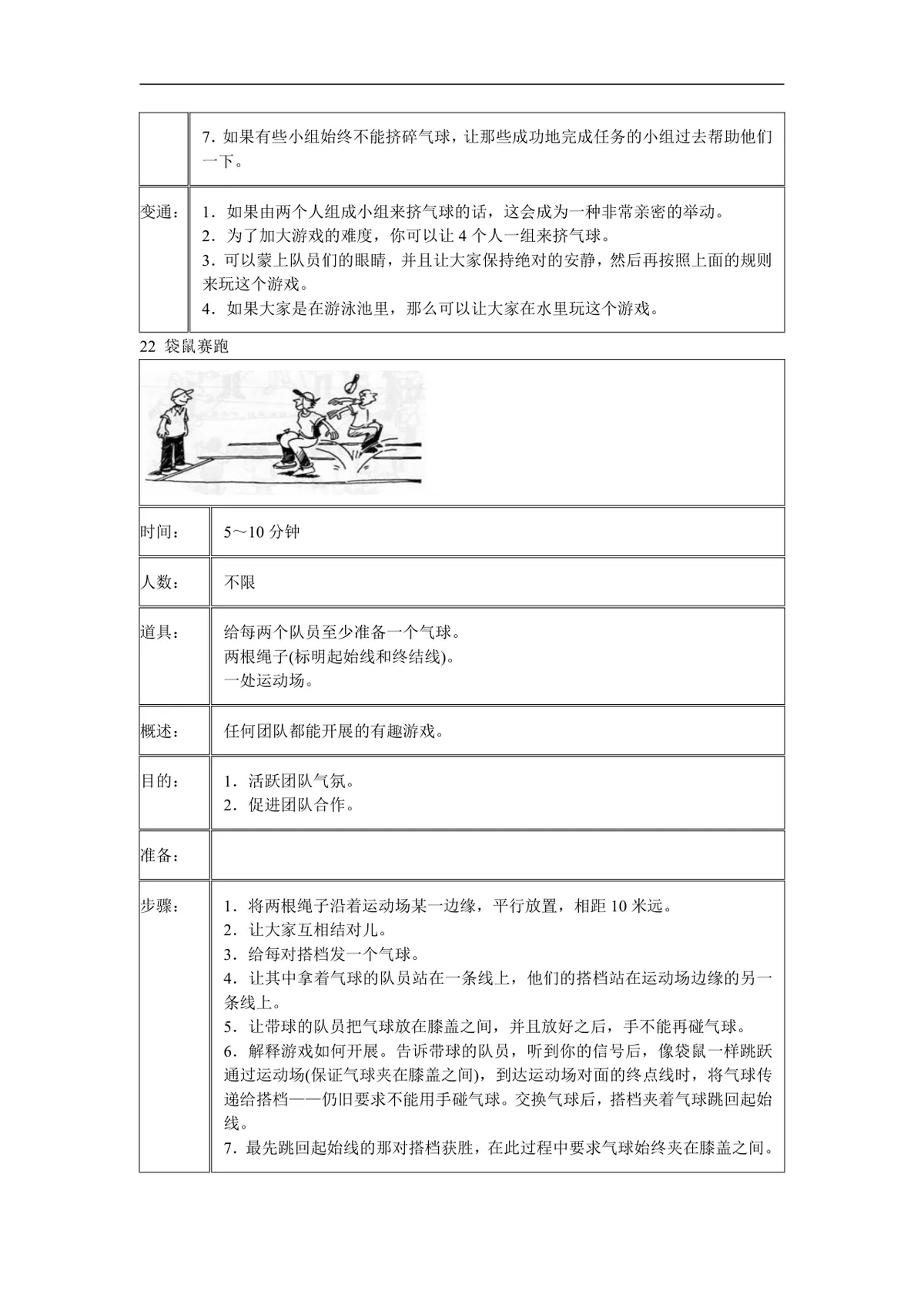 企业团队拓展培训经典游戏大全DOC文档 团建拓展活动培训方案参考资料 - 第21页
