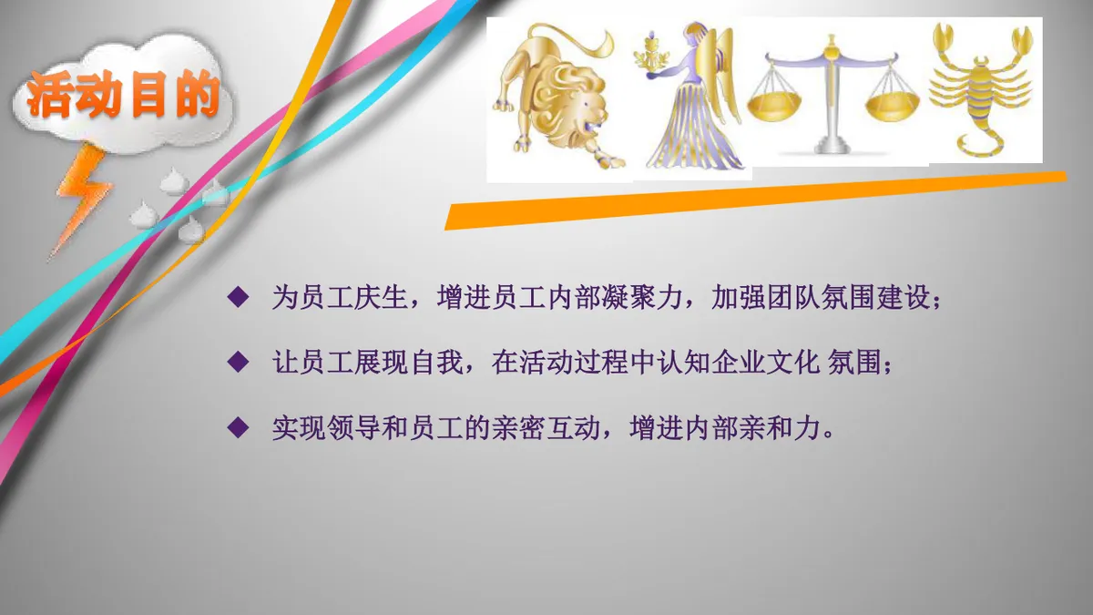 企业机构员工生日派对活动策划方案PPT模板 - 第2页