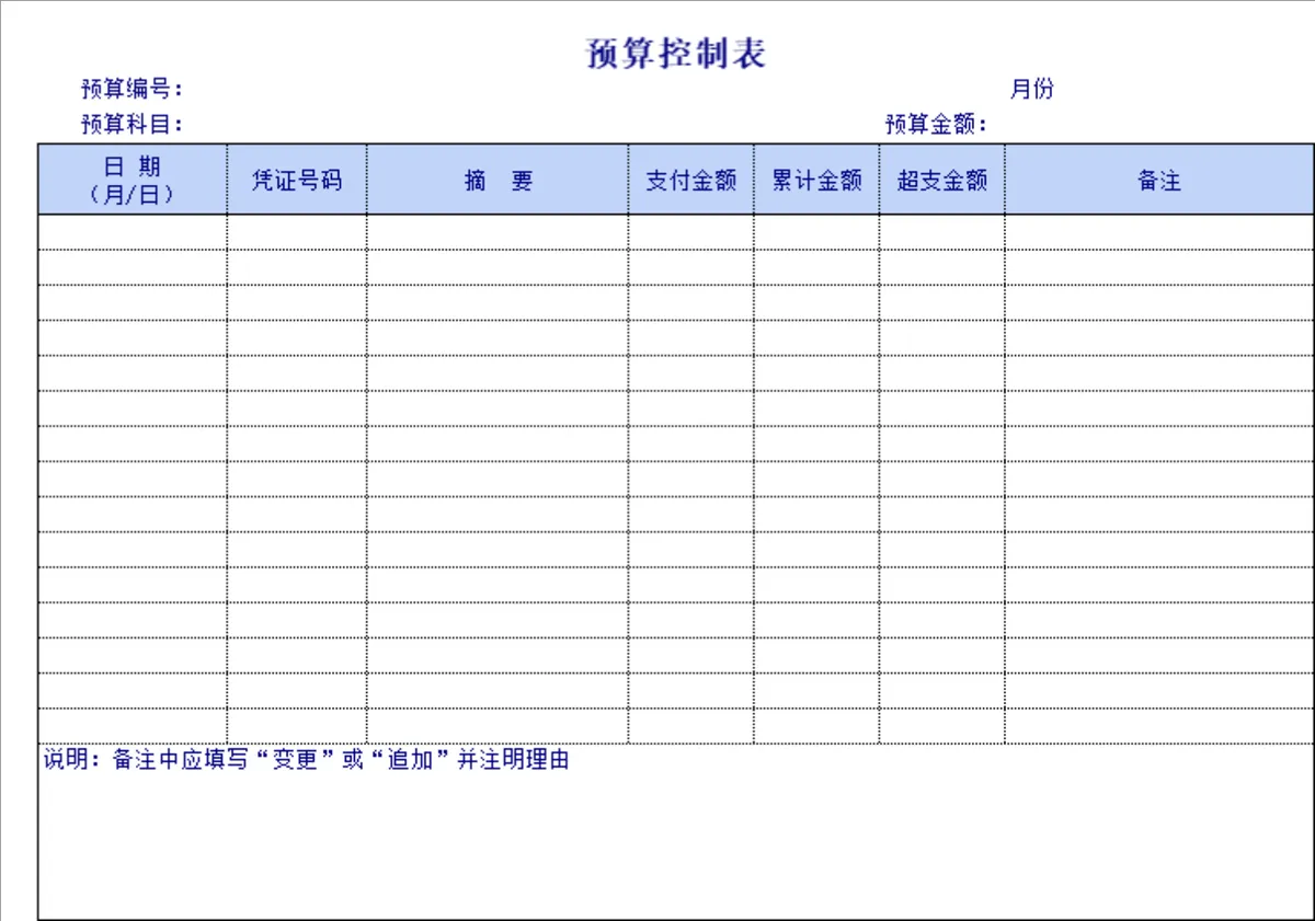 企业财务预算表及预算申请表全套财务管理Excel表格 - 第4页