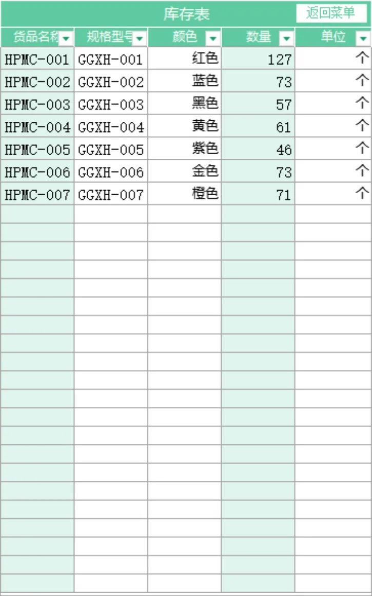 仓库进销存管理系统Excel表格 含入库单出库单库存单自动统计功能 - 第4页