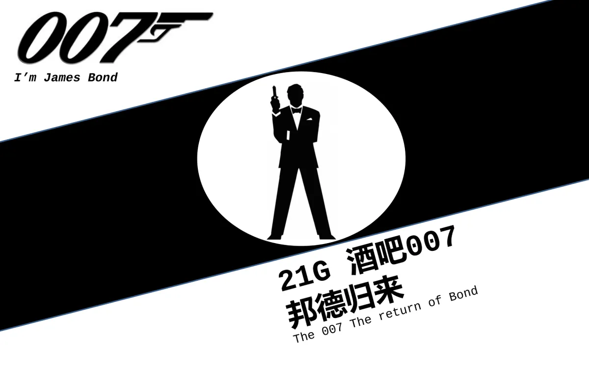 酒吧007邦德归来主题营销活动策划PPT模板 - 第1页