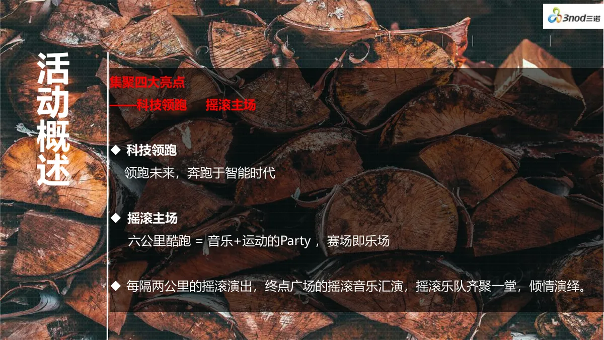 广西北海极客摇滚跑暨三诺集团四周年庆典活动策划PPT模板 - 第18页