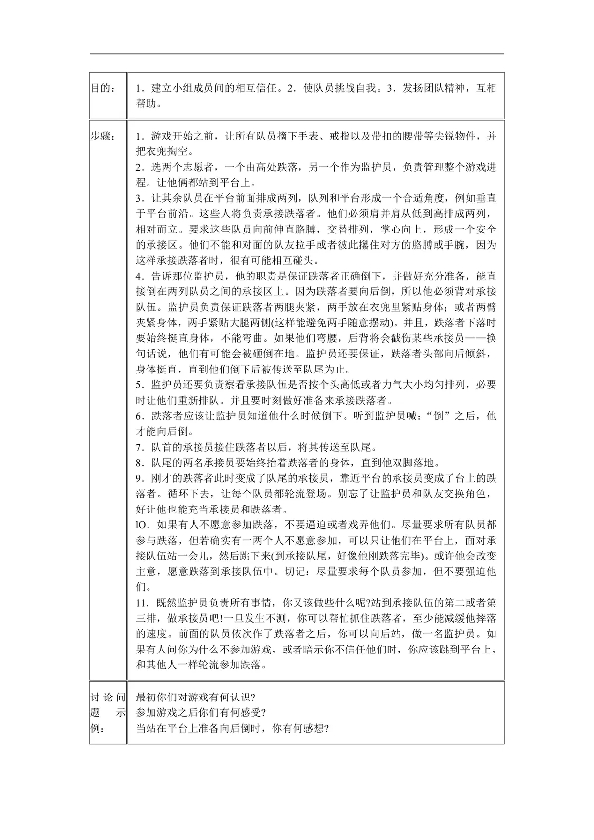 盲人方阵团队拓展训练项目实施方案Word文档 - 第22页