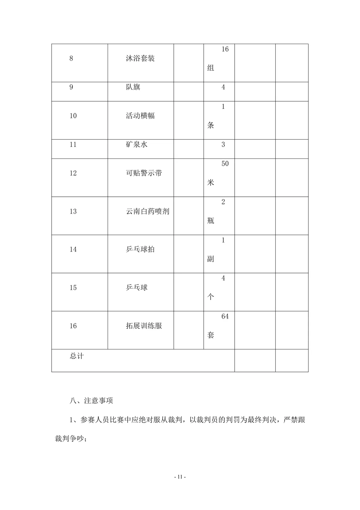 三八妇女节趣味活动策划方案Word文档 企业员工趣味运动会组织方案模板 - 第11页