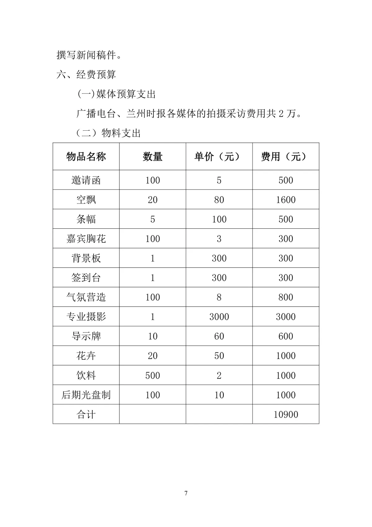 日新贸易公司50周年庆典活动策划书Word文档模板 - 第7页