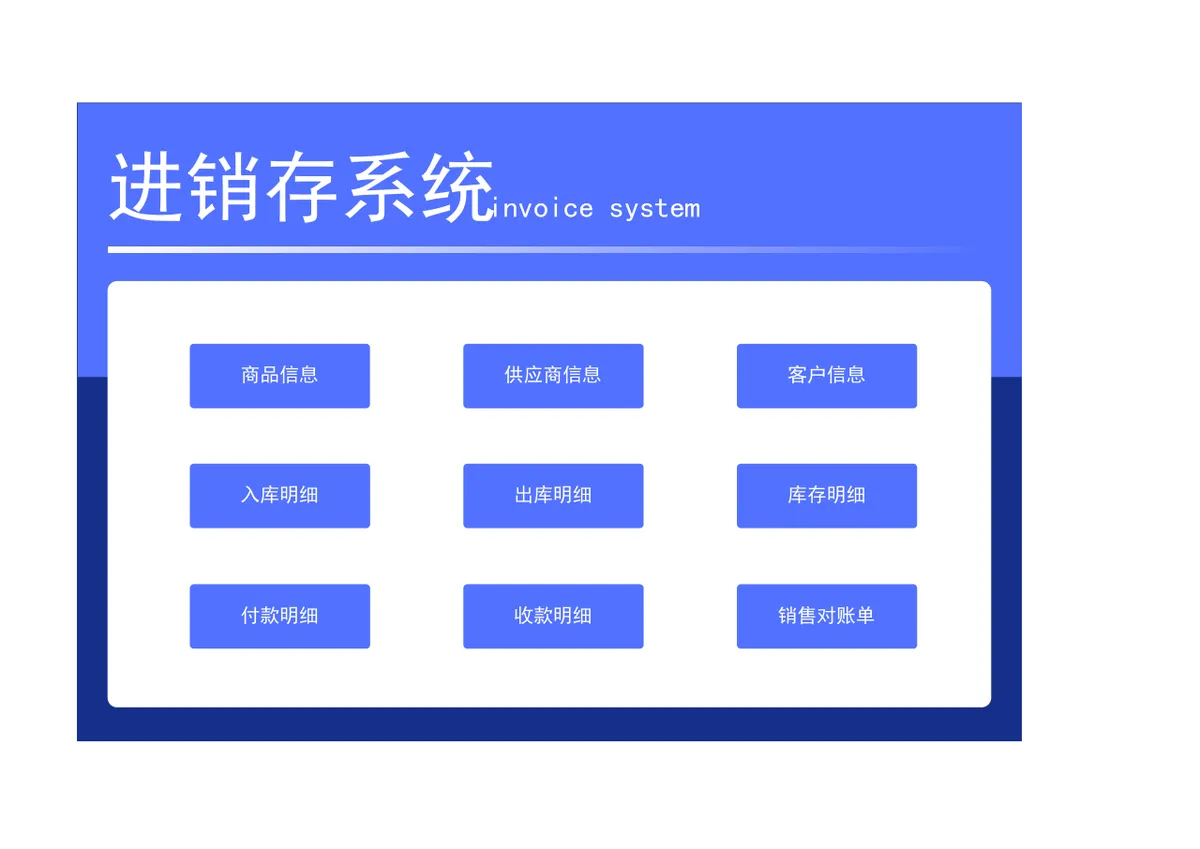 进销存管理系统Excel表格 含商品出入库库存对账全流程管理 - 第1页