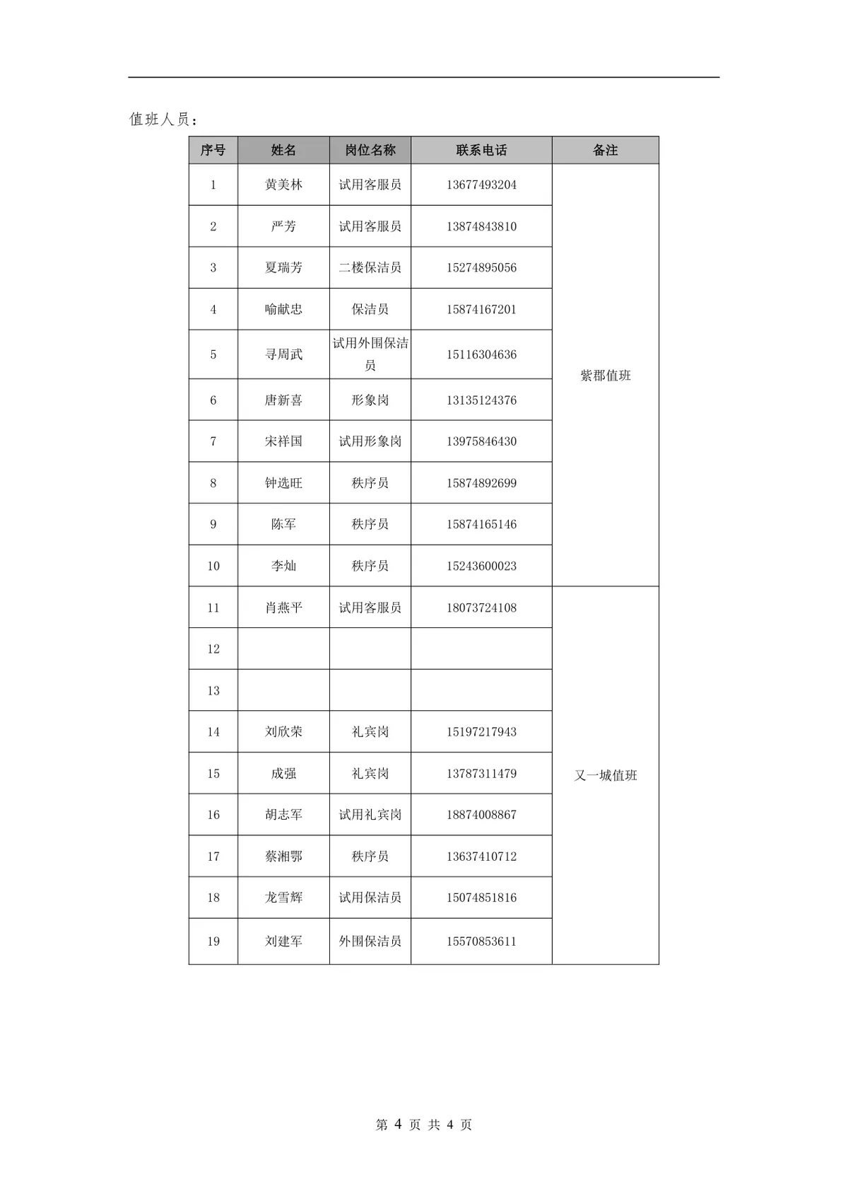 企业员工健身登山比赛活动策划方案Word文档 - 第4页