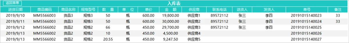 进销存管理系统Excel表格 含商品出入库登记库存查询财务汇总功能 - 第8页