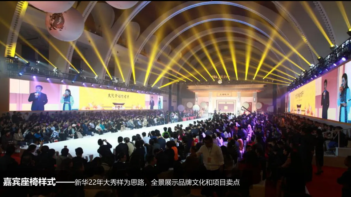 新华地产周年媒体见面会暨产品亮相会活动演示PPT模板 - 第22页