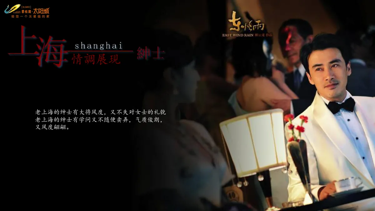 碧桂园太阳城老上海风情怀旧派对活动策划PPT模板 - 第19页
