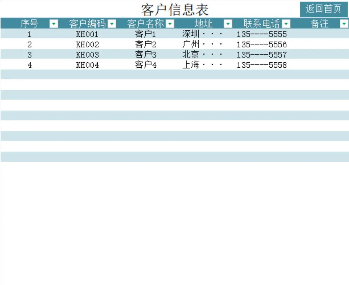 销售进销存管理Excel表格 含商品客户供应商信息出入库库存统计功能 - 第3页