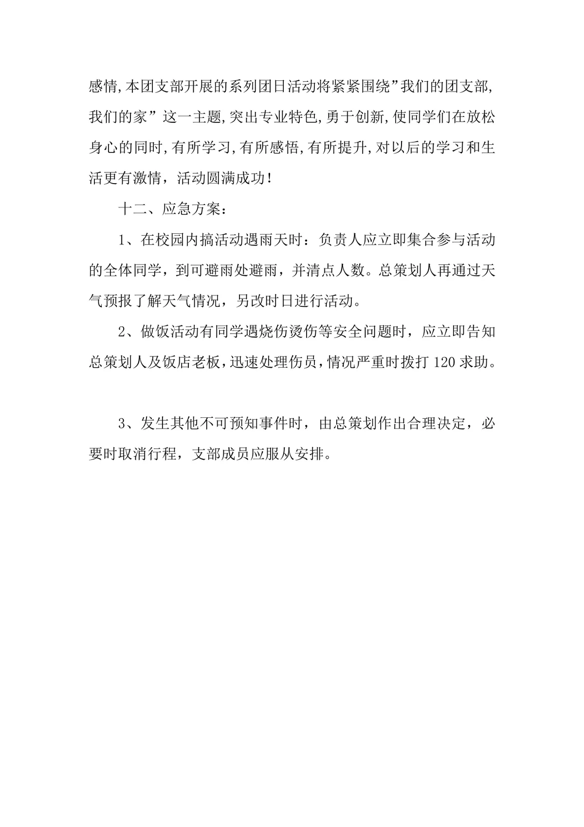 我们的团支部我们的家主题团日活动策划书Word文档 - 第13页