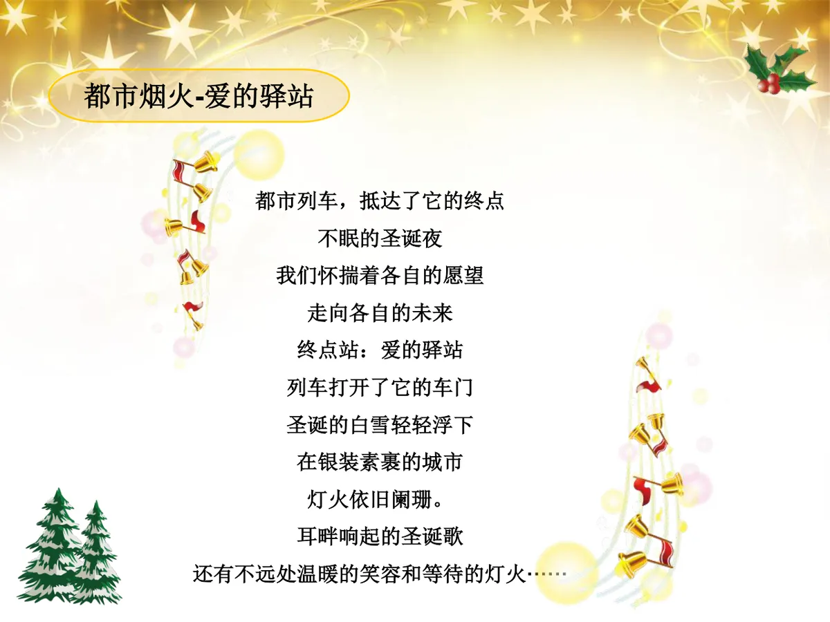 绚丽绽放圣诞之夜陇海大酒店圣诞嘉年华活动策划方案PPT模板 - 第21页