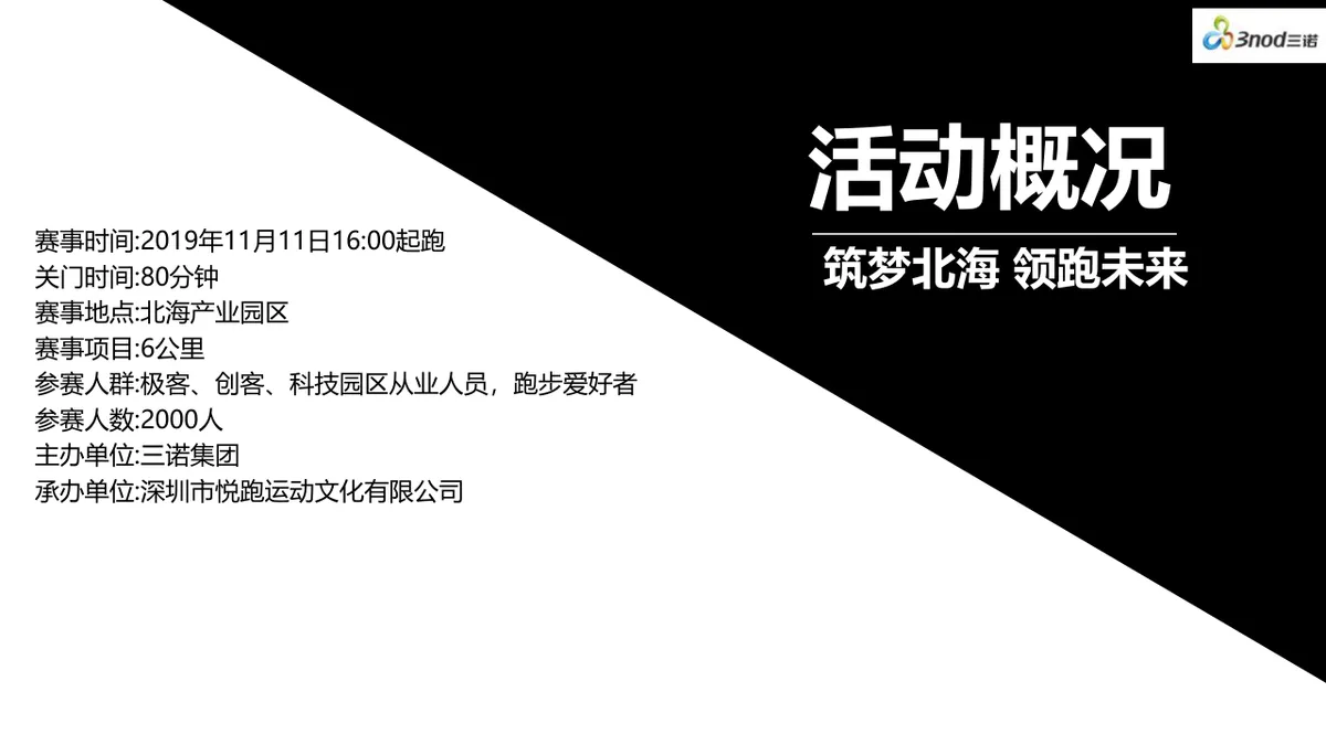 广西北海极客摇滚跑暨三诺集团四周年庆典活动策划PPT模板 - 第20页